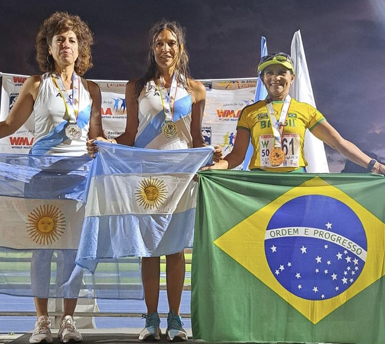 Atleta de MS conquista o bronze no Sul Americano de Atletismo Máster na