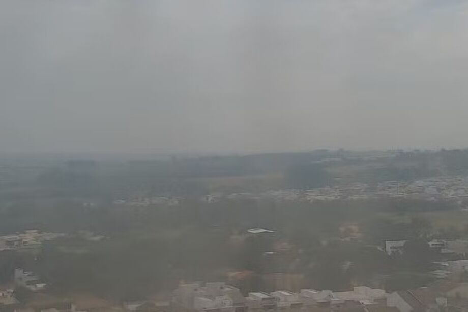 Fumaça do Pantanal já é vista no Paraná - DIVULGAÇÃO/RPC