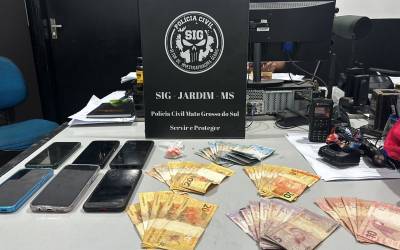 Jardim : Polícia Civil identifica e prende autor e receptador de crime de furto em menos de 24 horas, além de fechar boca de fumo 