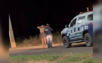  Nova Andradina: Homem é detido após caminhar nu pela rua