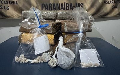 Em Paranaíba, Polícia Civil prende mulher e apreende duas adolescentes por tráfico de drogas
